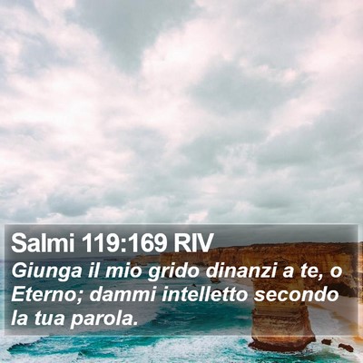 Salmi 119:169 RIV Bible Verse Image