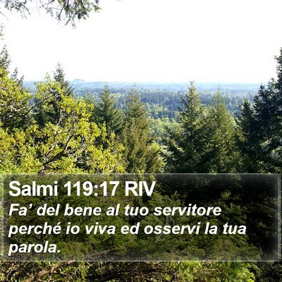 Salmi 119:17 RIV Bible Verse Image