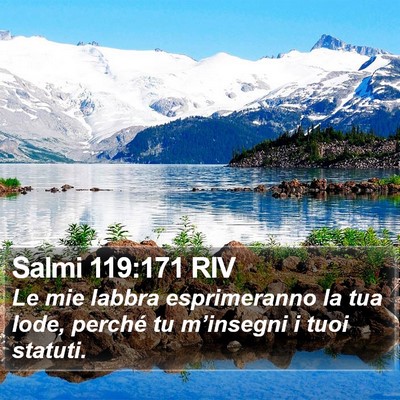 Salmi 119:171 RIV Bible Verse Image