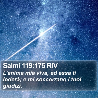 Salmi 119:175 RIV Bible Verse Image