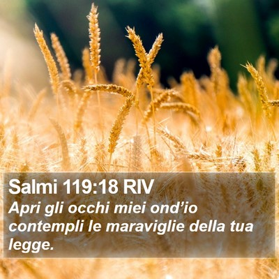 Salmi 119:18 RIV Bible Verse Image