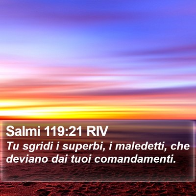 Salmi 119:21 RIV Bible Verse Image