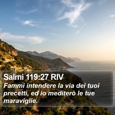 Salmi 119:27 RIV Bible Verse Image