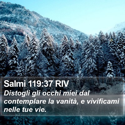 Salmi 119:37 RIV Bible Verse Image