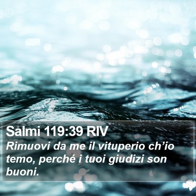 Salmi 119:39 RIV Bible Verse Image
