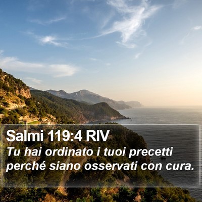 Salmi 119:4 RIV Bible Verse Image
