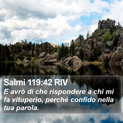Salmi 119:42 RIV Bible Verse Image