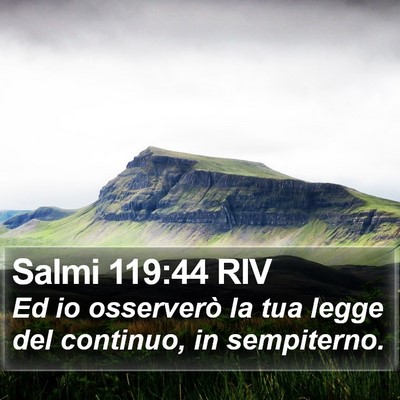 Salmi 119:44 RIV Bible Verse Image