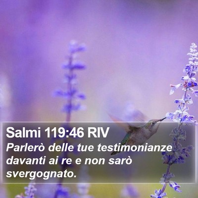 Salmi 119:46 RIV Bible Verse Image
