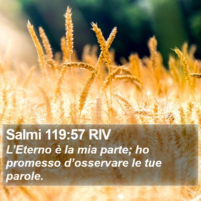 Salmi 119:57 RIV Bible Verse Image