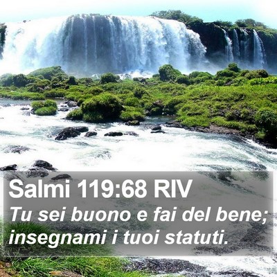 Salmi 119:68 RIV Bible Verse Image