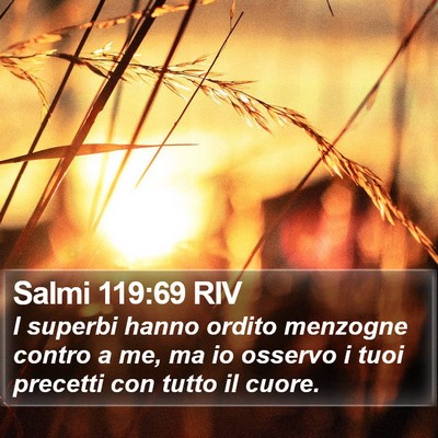 Salmi 119:69 RIV Bible Verse Image