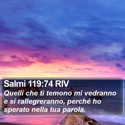 Salmi 119:74 RIV Bible Verse Image