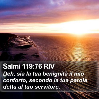 Salmi 119:76 RIV Bible Verse Image