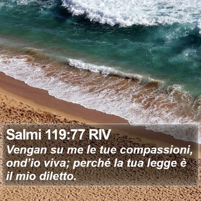 Salmi 119:77 RIV Bible Verse Image