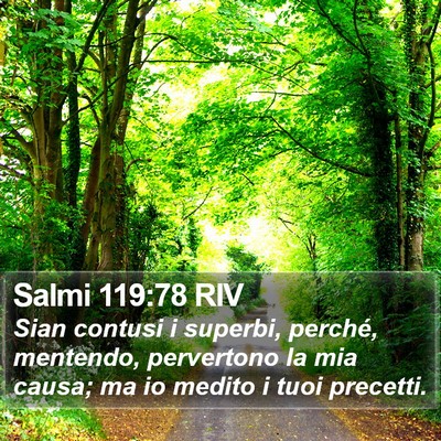 Salmi 119:78 RIV Bible Verse Image