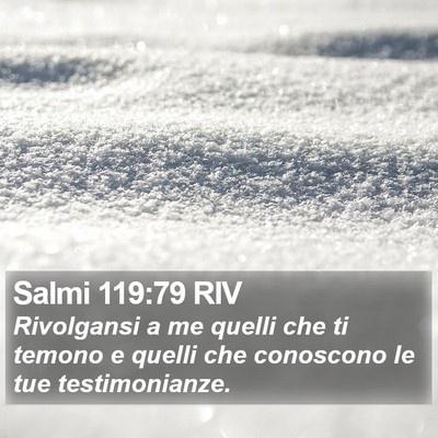 Salmi 119:79 RIV Bible Verse Image
