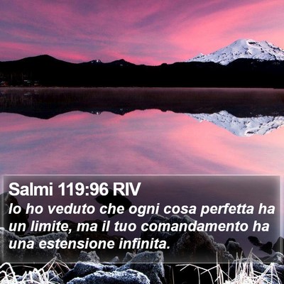 Salmi 119:96 RIV Bible Verse Image