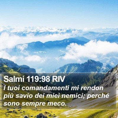 Salmi 119:98 RIV Bible Verse Image