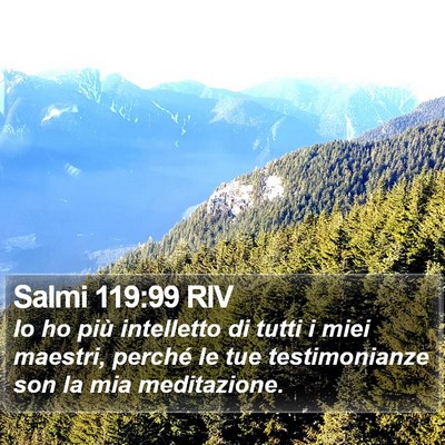 Salmi 119:99 RIV Bible Verse Image