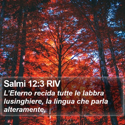 Salmi 12:3 RIV Bible Verse Image