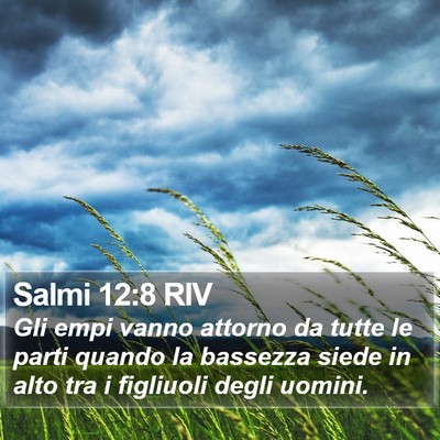 Salmi 12:8 RIV Bible Verse Image