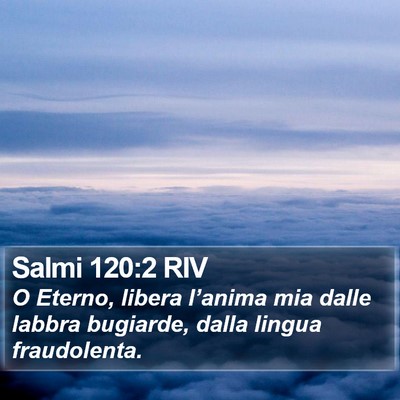 Salmi 120:2 RIV Bible Verse Image