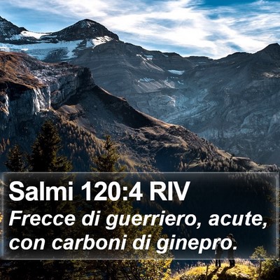 Salmi 120:4 RIV Bible Verse Image