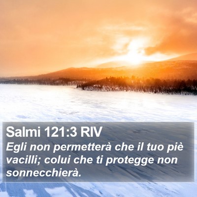 Salmi 121:3 RIV Bible Verse Image
