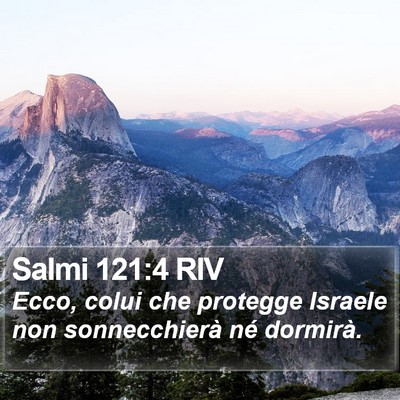Salmi 121:4 RIV Bible Verse Image