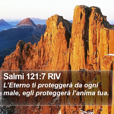 Salmi 121:7 RIV Bible Verse Image