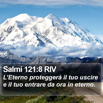 Salmi 121:8 RIV Bible Verse Image