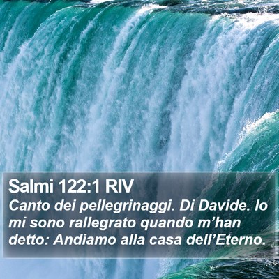 Salmi 122:1 RIV Bible Verse Image
