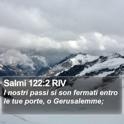 Salmi 122:2 RIV Bible Verse Image