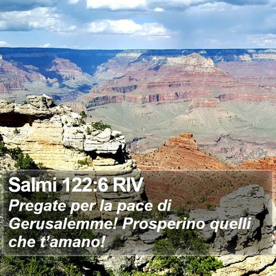 Salmi 122:6 RIV Bible Verse Image