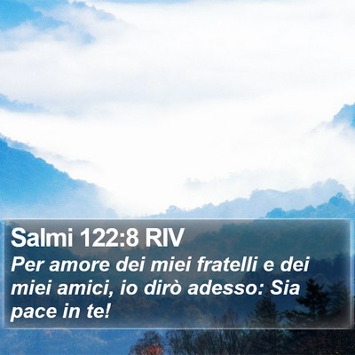 Salmi 122:8 RIV Bible Verse Image