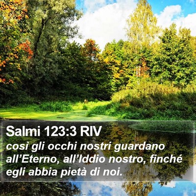 Salmi 123:3 RIV Bible Verse Image