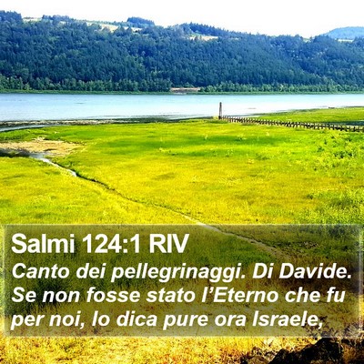 Salmi 124:1 RIV Bible Verse Image
