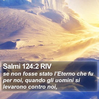 Salmi 124:2 RIV Bible Verse Image