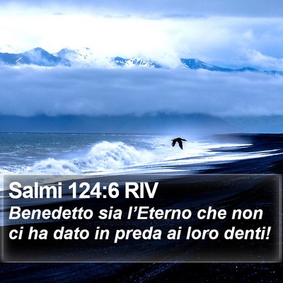 Salmi 124:6 RIV Bible Verse Image