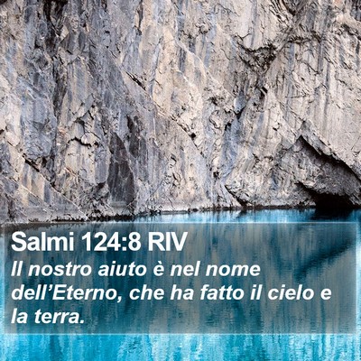 Salmi 124:8 RIV Bible Verse Image
