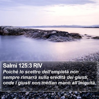 Salmi 125:3 RIV Bible Verse Image