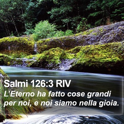 Salmi 126:3 RIV Bible Verse Image