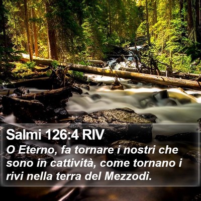 Salmi 126:4 RIV Bible Verse Image