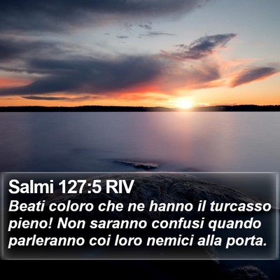 Salmi 127:5 RIV Bible Verse Image