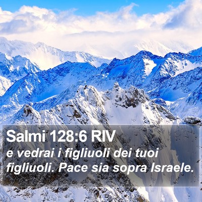 Salmi 128:6 RIV Bible Verse Image