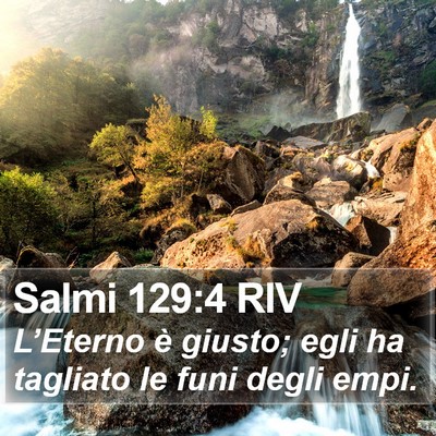 Salmi 129:4 RIV Bible Verse Image