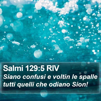 Salmi 129:5 RIV Bible Verse Image