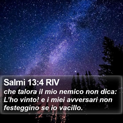 Salmi 13:4 RIV Bible Verse Image