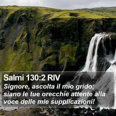 Salmi 130:2 RIV Bible Verse Image
